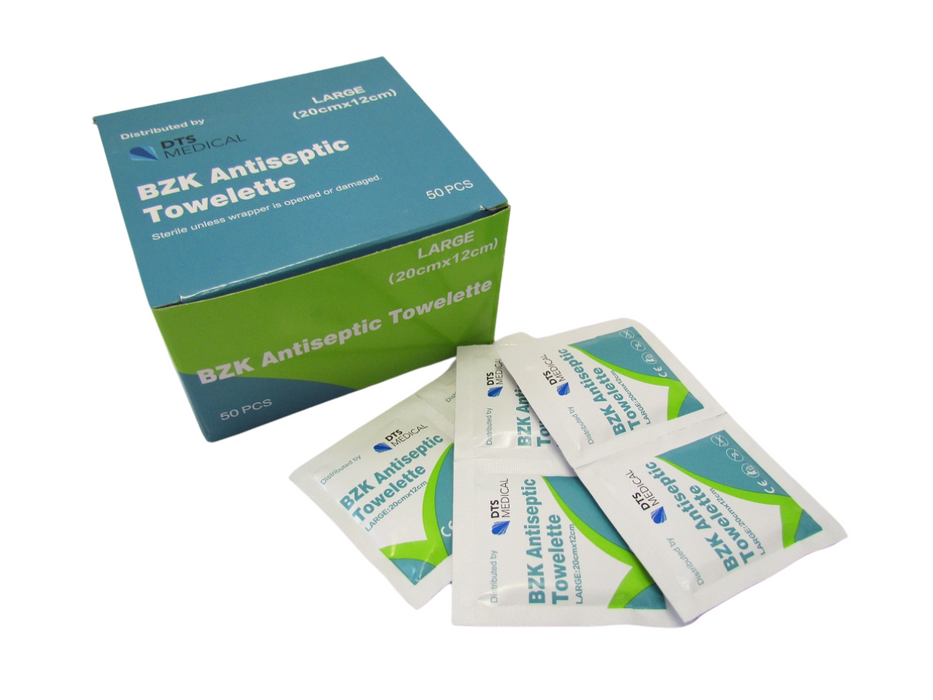 Antiseptic Wipes- Box of 50