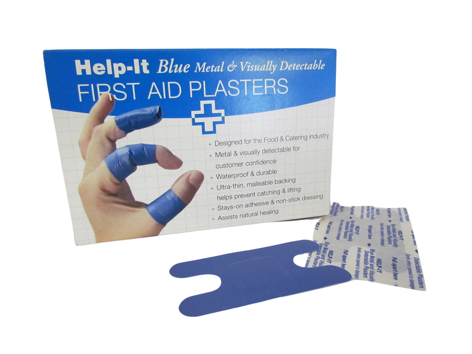 Hi-Vis Detect Knuckle Plasters- 50