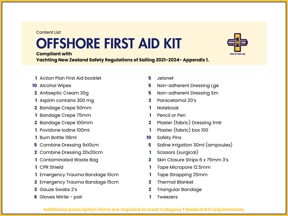 Offshore First Aid Kit 7L